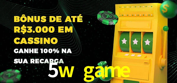 5w game melhor bônus de depósito
