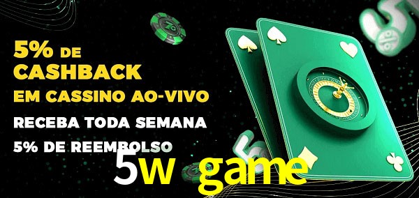 Promoções do cassino ao Vivo 5w game